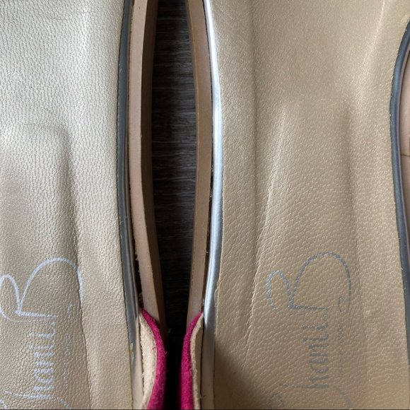 CHANII B Pony Hide Marionette Zebra Cow Print Fuchsia Flat Sandal - Picture 13 of 13